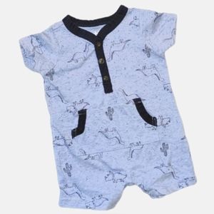 5/$25 Carter's Dinosaur One-piece Size 0-3m